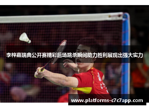 李梓嘉瑞典公开赛精彩后场跳杀瞬间助力胜利展现出强大实力 李梓嘉瑞典公开赛精彩后场跳杀瞬间助力胜利展现出强大实力