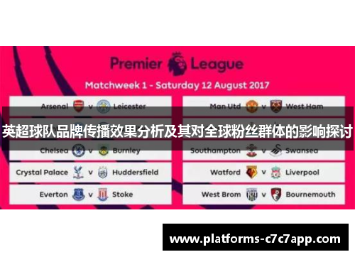 英超球队品牌传播效果分析及其对全球粉丝群体的影响探讨 英超球队品牌传播效果分析及其对全球粉丝群体的影响探讨